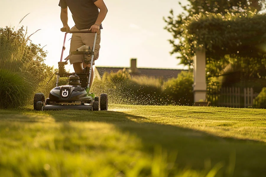 battery cordless lawn mower