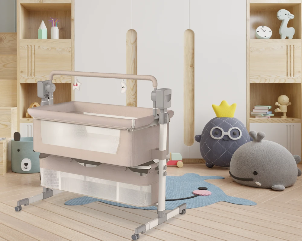 bassinet that rocks baby to sleep