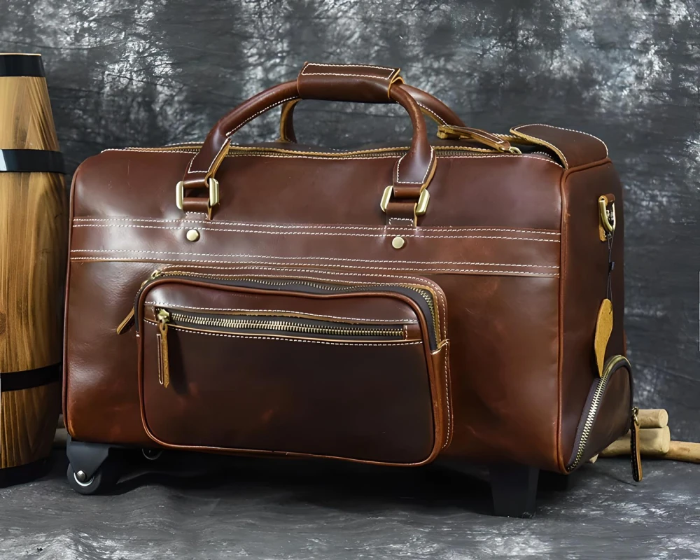 soft luggage with wheels